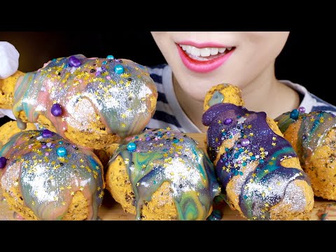 ASMR Galaxy Bburinkle Chicken | Korean Fried Chicken with Cheese Powder | Cooking and Eating Mukbang