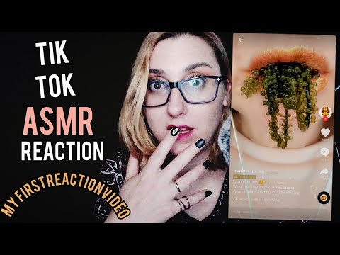 ASMRtist Reacts to TikTok ASMR ( My First Ever Reaction Video)