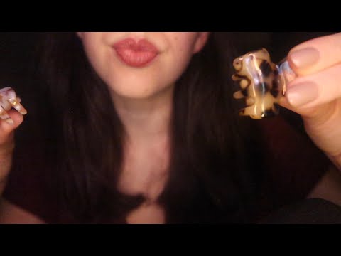 ASMR Clipping Your Hair + Chewing Gum 😛