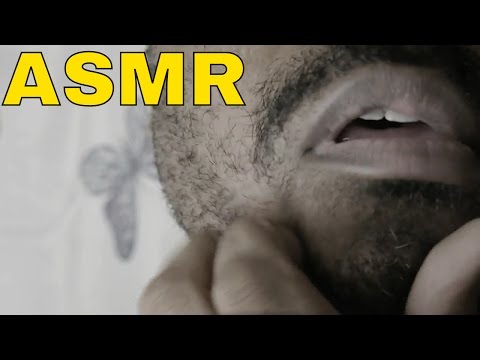 ASMR Beard Scratching, Itching & Soft Spoken Whispering