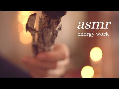 Close up Energy Work | Asmr, little talking.