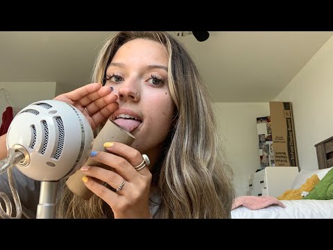 ASMR| ASSORTMENT OF TINGLY TRIGGERS FOR SLEEP (mouth sounds/ fluffy scratching/tapping)