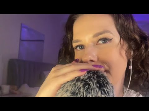 ASMR face tapping   touching with different objects + mouth sounds patreon exclusive!