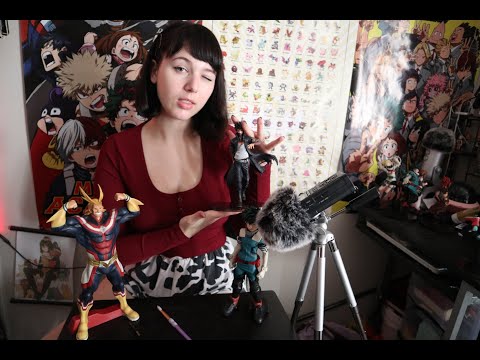Dusting some of my anime figures [ASMR]