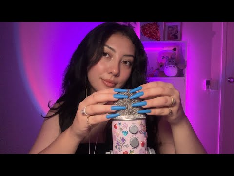 Bare mic tapping and scratching ASMR