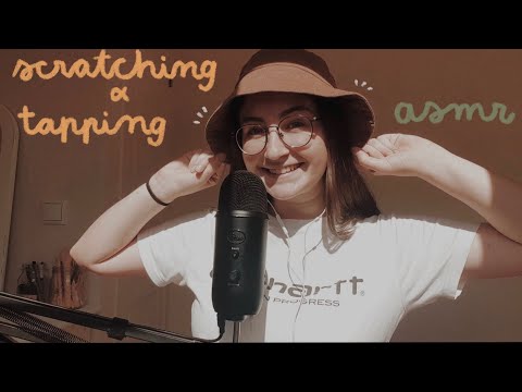 ASMR scratching and tapping (Dutch & English)