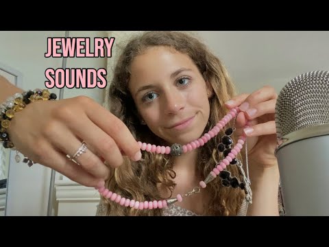 ASMR~ Jewelry sounds! 𝙲𝚕𝚒𝚌𝚔𝚜- 𝚓𝚒𝚗𝚐𝚕𝚎𝚜-𝚠𝚑𝚒𝚜𝚙𝚎𝚛𝚒𝚗𝚐