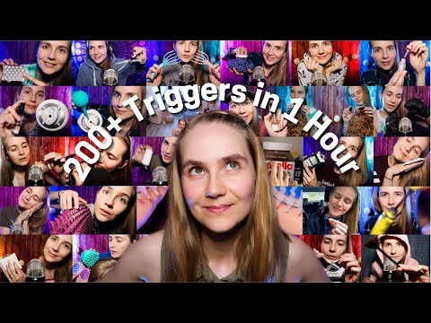 ASMR 200+ Triggers in 1 Hour | All My Previews
