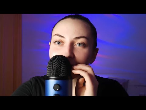 ASMR Whispering Trigger Words and Scratching The Mic