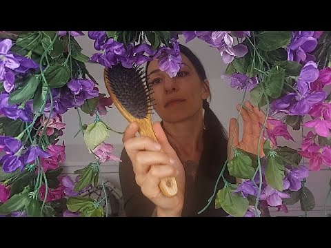 Your hair is artificial flowers [ASMR] Hairdresser Roleplay ~bilingual~