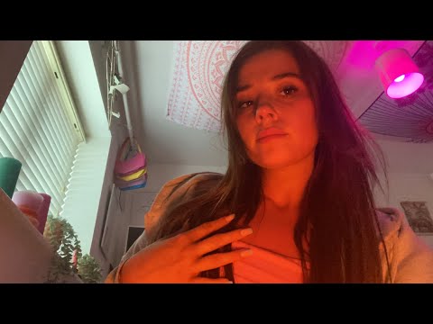 LOW FI ASMR nail tapping shirt scratching and mouth sounds 💖💖