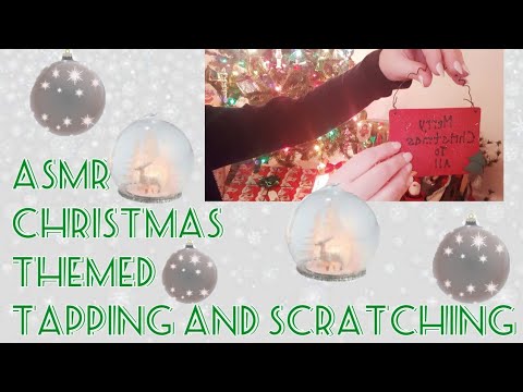 ASMR Christmas Themed Tapping And Scratching (No Talking After Intro)