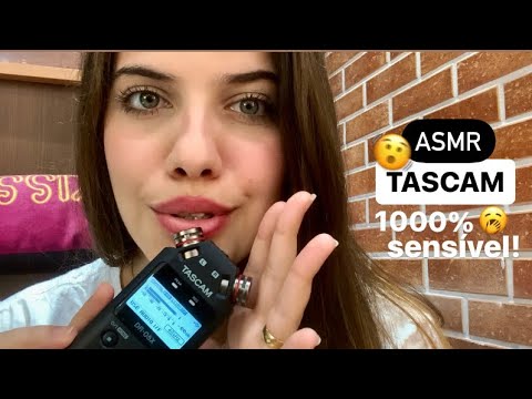 ASMR com o TASCAM na sensibilidade máxima! | Vamos ajudar RS