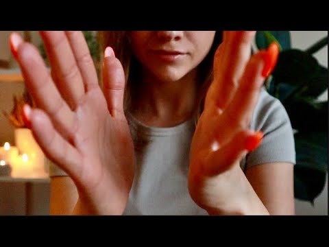 ASMR Sleep Affirmations Soft Spoken & Slow Hand Movements | Relaxing Face Touch Personal Attention