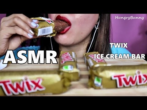 ASMR Twix Ice Cream Eating No Talking Mukbang