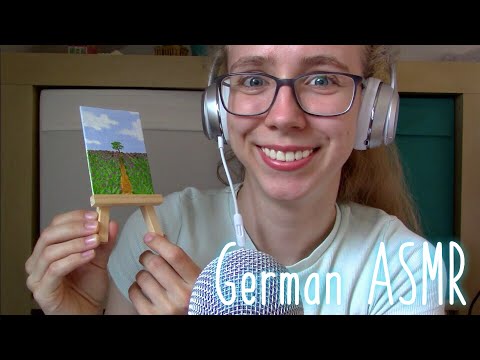 ASMR in German || Whispering, tapping, lotion sounds... 🇩🇪😴