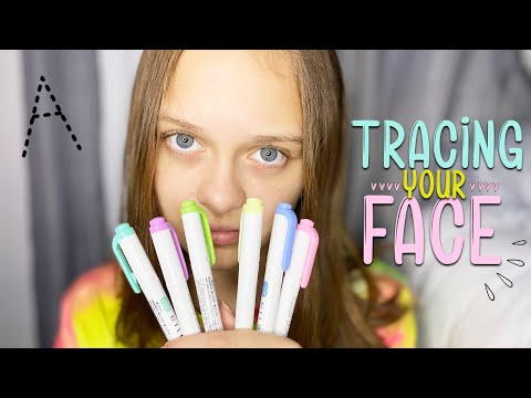 ASMR |Tracing Your Face with Colors ROLEPLAY | Personal Attention