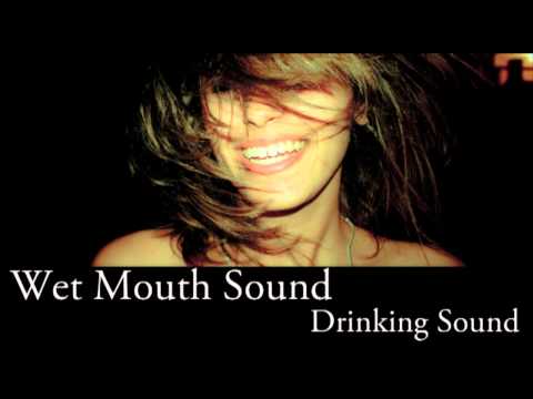 Binaural ASMR Wet Mouth Sounds & Drinking Water Sounds