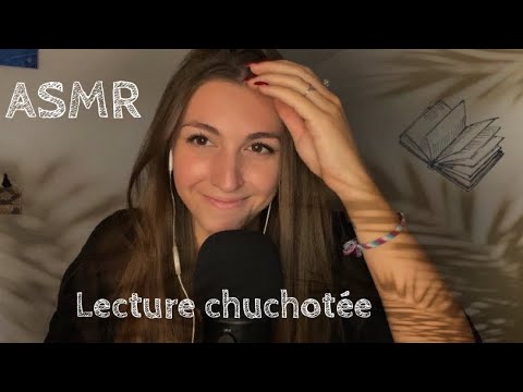 ASMR Français - Chuchotement près du micro (lecture chuchotée, page turned...)📕✨