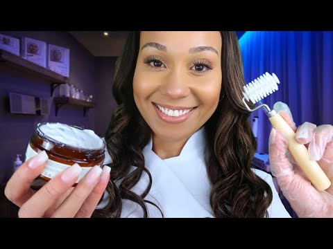 ASMR Spa Facial Treatment Dermatologist Roleplay 🌌Layered Sounds & Personal Attention