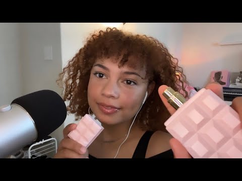 ASMR tapping on my perfume bottles (ariana grande and sabrina carpenter scents)