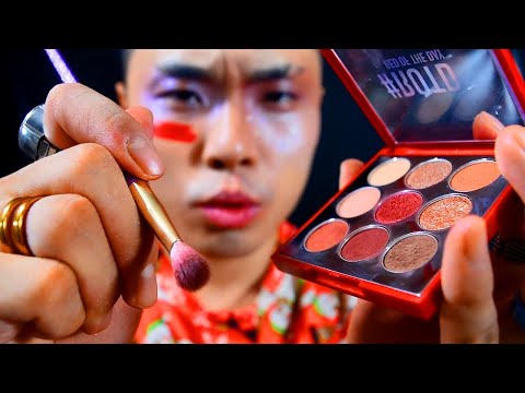 Makeup on Yo Screen 💆🏻‍♀ ASMR: NARS Blush, Tonymoly Eyeshadow, Beauty Blender [Korean ASMR Roleplay]