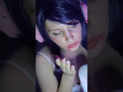 Pure kisses sounds [Rize from Tokyo ghouls] ASMR | Blue Yeti mic
