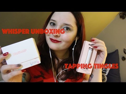 Whispered Unboxing ✿ Tingle Tapping ✿ momoup