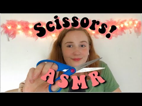 ASMR/scissor cutting and tapping!