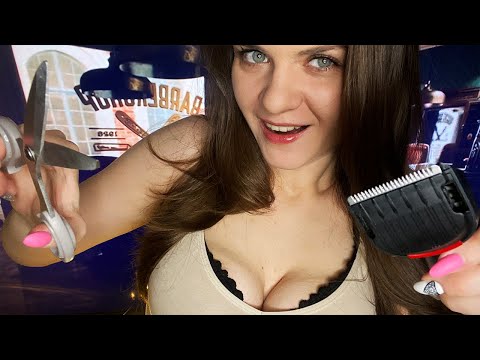 ASMR fastest haircut by your Girlfriend in 33 seconds