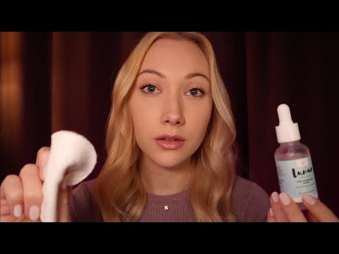 ASMR Skincare Clinic | Face Analysis & Mixing Your Custom Treatment