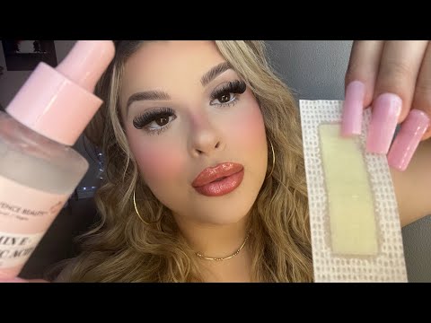 ASMR Bestie Waxes Your Face 😐🫶🏼 fast & aggressive RP