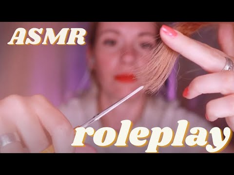 ASMR SUOMI - Leikkaan sun hiukset ROLEPLAY | Personal attention