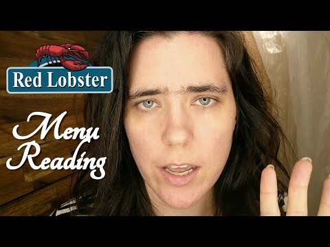 ASMR Red Lobster Menu Reading (with Friend) Role Play