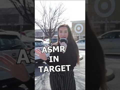 ASMR Whispering & Triggers In Public At Target | #shorts