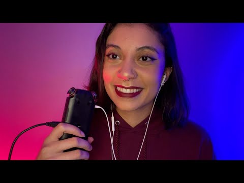 ASMR Crisp Repetition, Whispers, and Subtle Mouth Sounds on Tascam