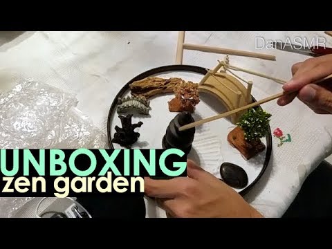 ASMR unboxing ICNBUYS Zen garden (no talking)