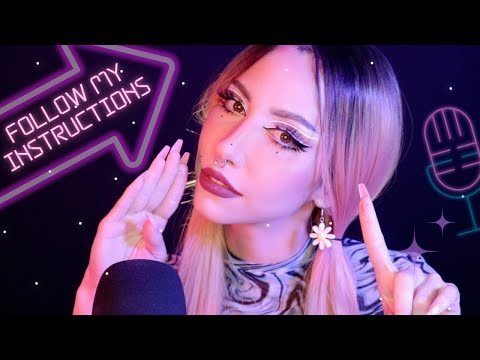 ASMR Focus on Me & Follow my instructions 💤 Unpredictable Triggers