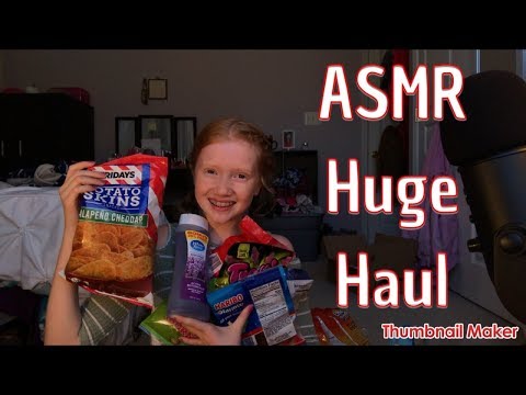 ASMR~ Huge Haul | Food, Beauty, ETC