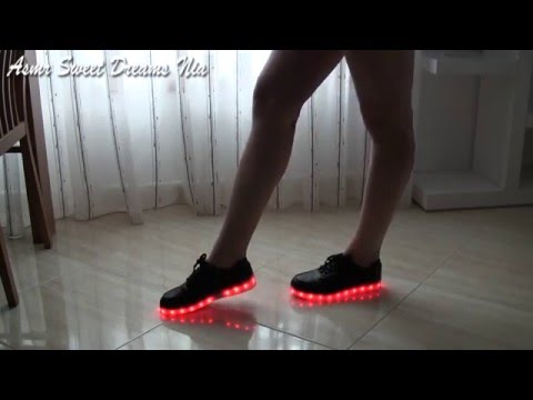 ASMR | VISUAL 🎶💃DANCING WITH LIGHT SHOES | baile con zapatos luminosos