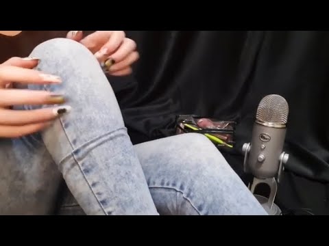 ASMR Scratching jeans 👖