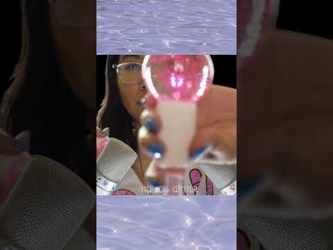 ASMR TINGLY WATER GLOBES SOUNDS WITH ECHO (No Talking) 💧☔ #Shorts