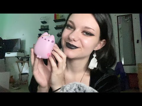 ASMR | Super Quiet Slow Tapping on Squishies 🖤