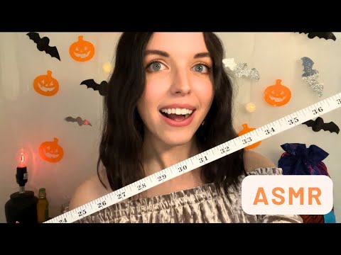 ASMR Measuring You for Cosplay 🎃 | Fabric, Soft Spoken Roleplay