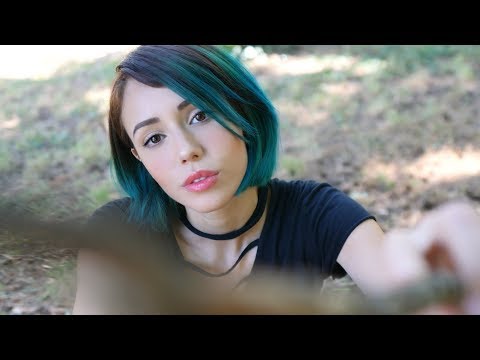 ASMR - Summer Camping With You 🌲 (tongue clicking, soft spoken, poking you - relaxing nature sounds)