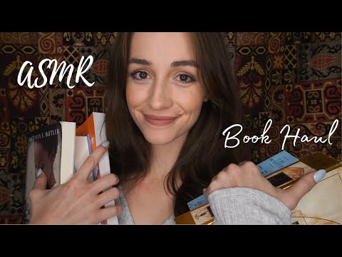 ASMR | Book Haul and Recent Favorite Reads! • Whispers • Page Turning • Reading • Tapping