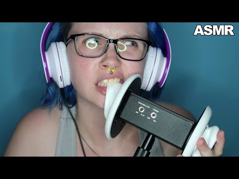 ASMR Just EAR BITING [Lots Of Squeaky Sounds] 😝