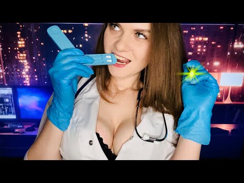 ASMR Flirty Doctor Take Care of Your Ears ~ Cleaning & Exam