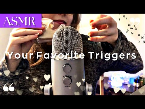 ASMR | Doing YOUR Favorite Triggers 💖 (Tape On Mic, Gripping, Whisper Rambles, Trigger Words, Etc)