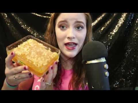ASMR Eating  Raw Honeycomb | Extremely Sticky Mouth Sounds